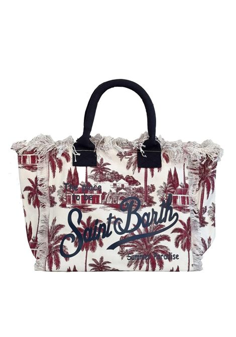 Borsa MC2 Saint Barth VANITY02735H10 panna e bordeaux canvas MC2 SAINT BARTH | Borse | VANITY02735H10